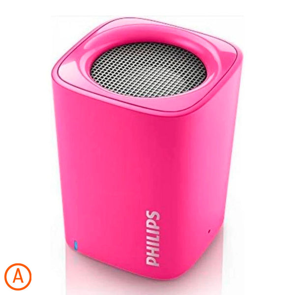 Bocina Wireless Philips BT100P27 Bluetooth Batería Recargable Pórtatil Rosa