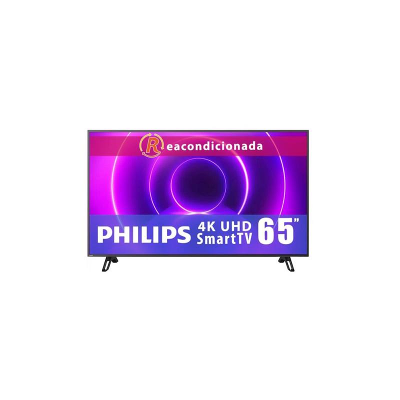 TV PHILIPS 65 LED 4K SMART TV ANDROID BLUETOOTH GOOGLE PLAY REACONDICIONADO