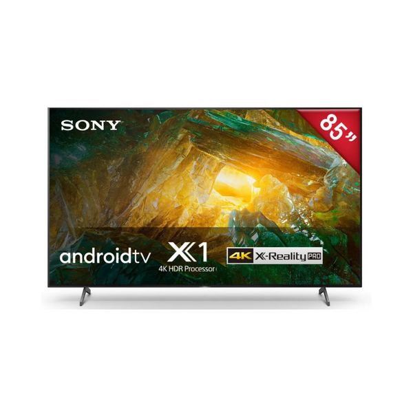 TV SONY 85 LED 4K X-REALITY PRO HDR X1 SMART TV FULL WEB BLUETOOTH ANDROID GOOGLE ASISTANCE ALEXA PROCESADOR X1 COMANDOS DE VO REACONDICIONADO